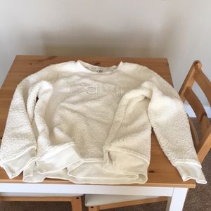 Calvin Klein Sherpa Sweatshirt, Size L